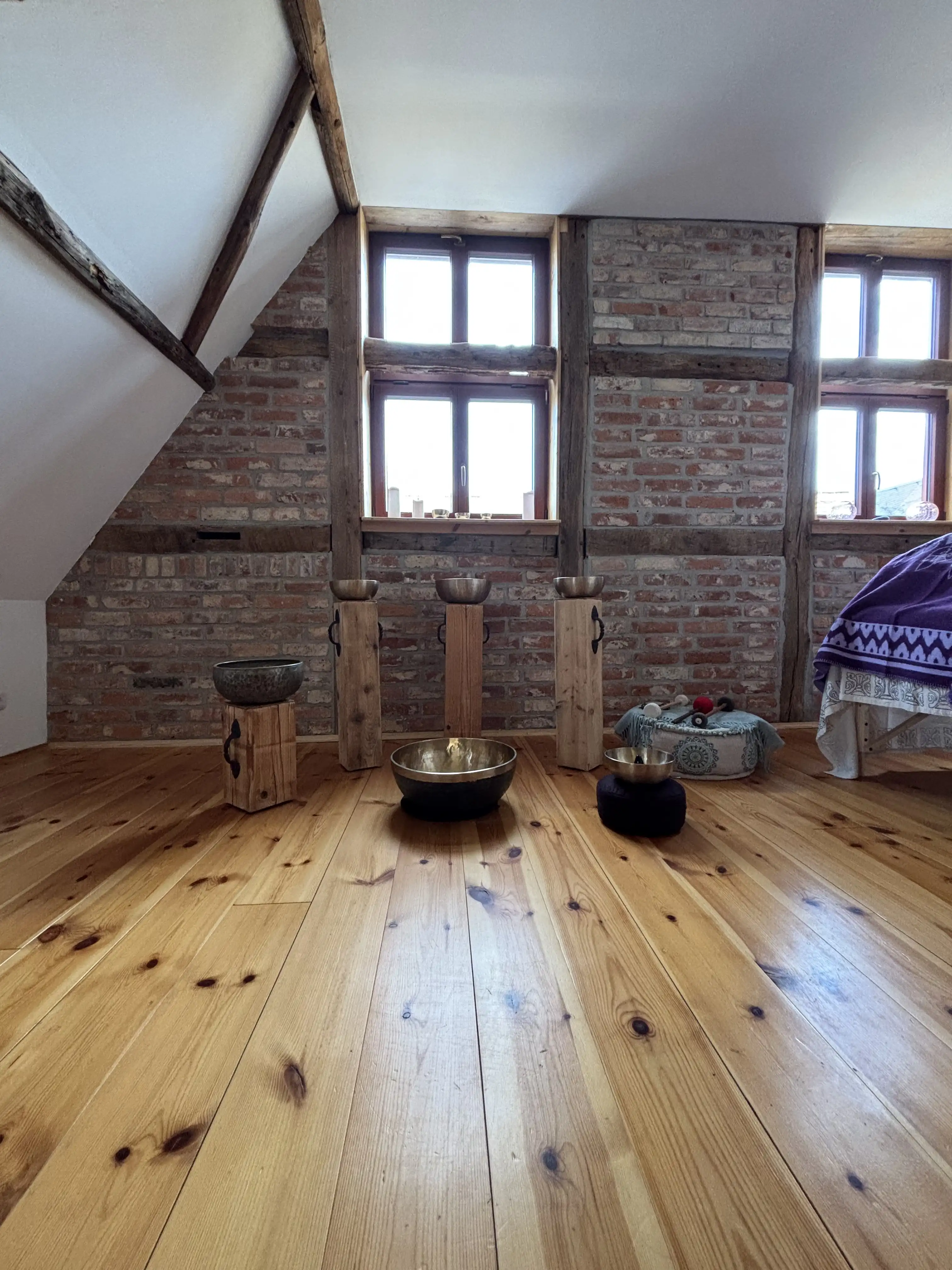 Klangschale und Klöppel